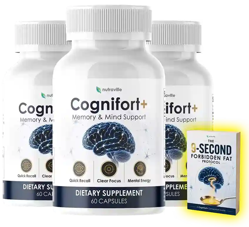 CogniFortPlus Memory Brain Signal Support Six Bottles Dietary Supplement 60 Capsules GMP Certified USA